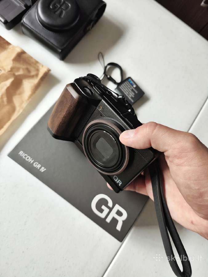 Ricoh Gr Iv su pilna kompektacija! - nuotraukos Nr. 5