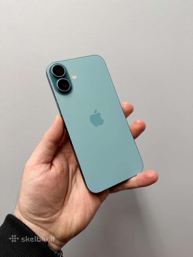 Apple iPhone 16 Plus, 128gb Teal - nuotraukos Nr. 6