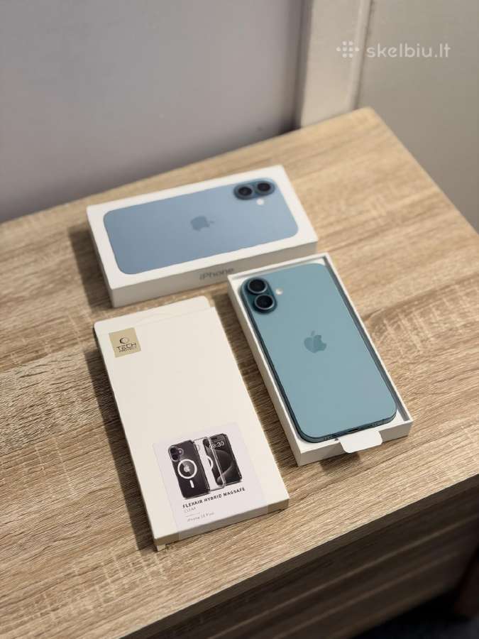 Apple iPhone 16 Plus, 128gb Teal - nuotraukos Nr. 7