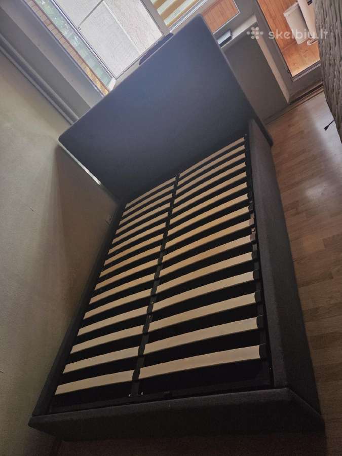 Alnor Lovos rėmas 140x200 t.pilka - nuotraukos Nr. 2