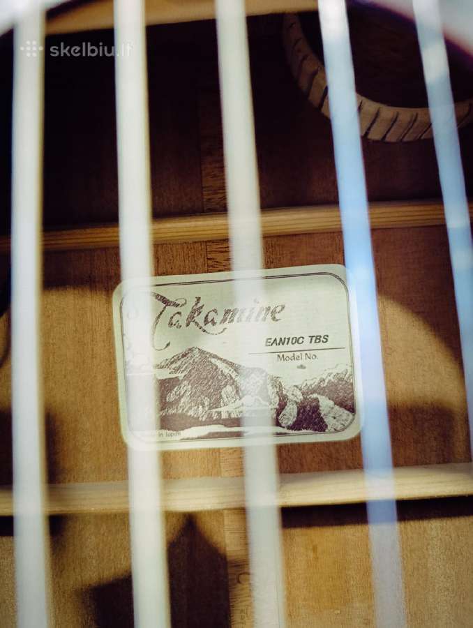 Elektroakustinė gitara Takamine - nuotraukos Nr. 4