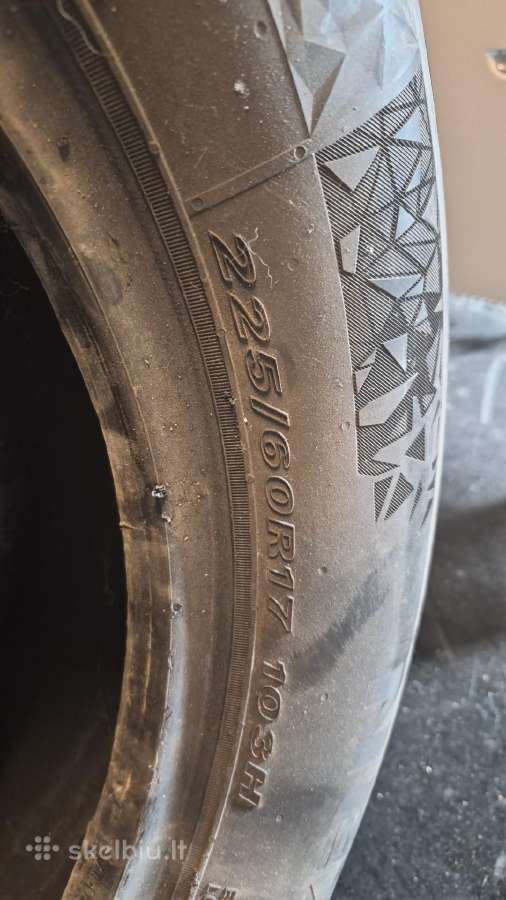 Žieminės padangos R17 225/60 - nuotraukos Nr. 2