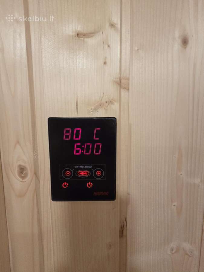 Moderni karkasinė pirtis su dušu ir priepirčiu - nuotraukos Nr. 21