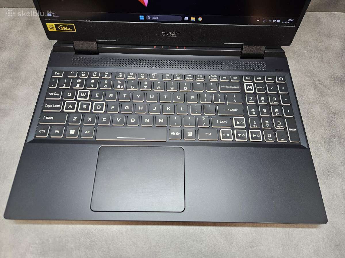 Acer Nitro/rtx4050 6gb/i5-12500h/16r/512ssd/15.6" - nuotraukos Nr. 2