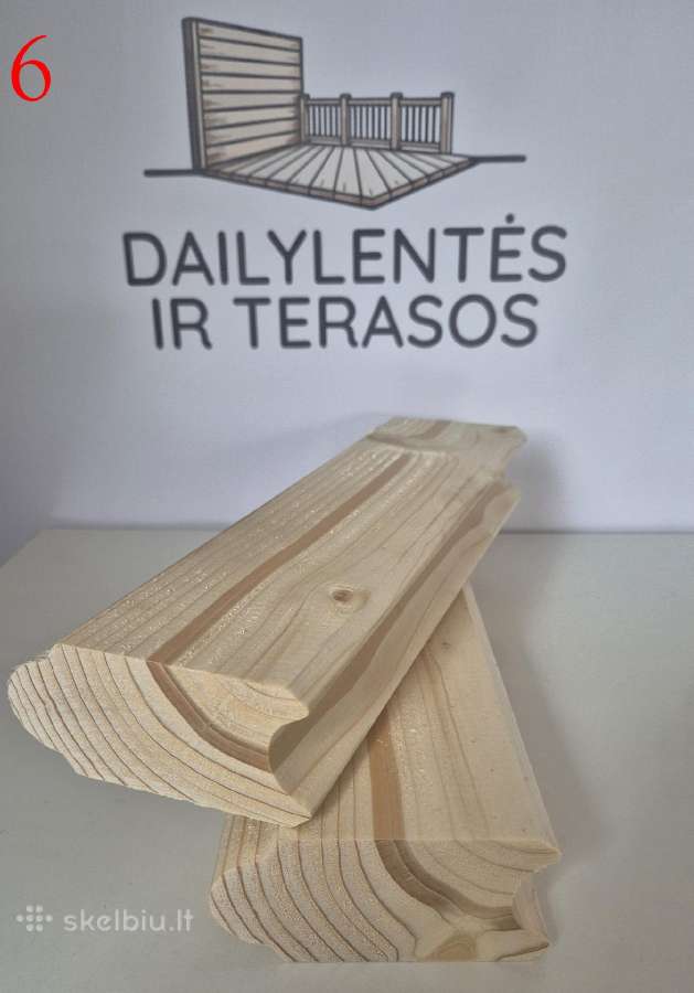 Termo dailylentės , juodalksnio dailylentės. - nuotraukos Nr. 9