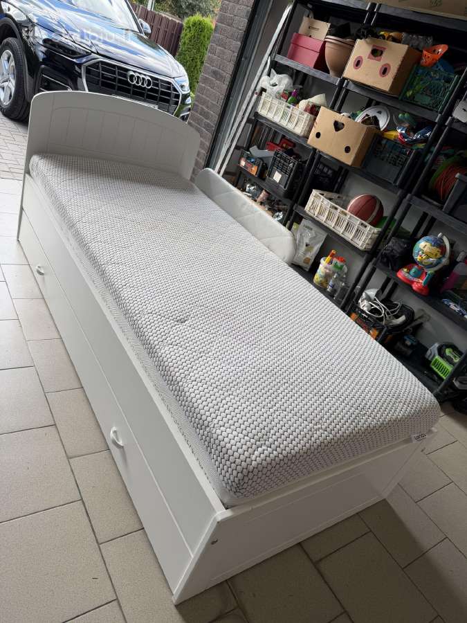 Meblik Nordic 90x200 (čiužinys, stalčius, apsauga) - nuotraukos Nr. 3