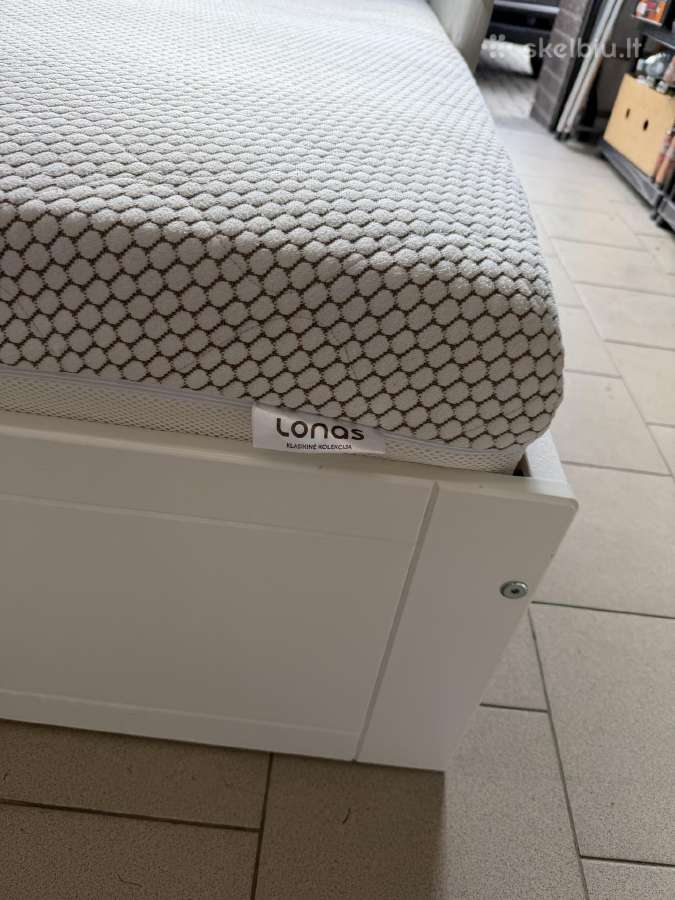 Meblik Nordic 90x200 (čiužinys, stalčius, apsauga) - nuotraukos Nr. 7
