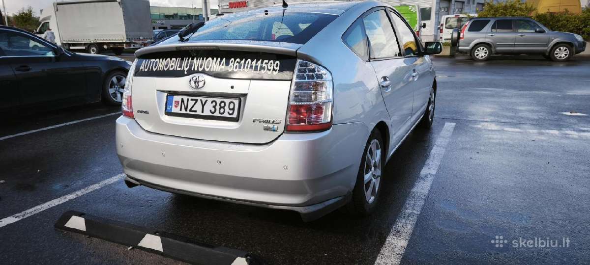Toyota Prius 2 Nuoma 110 eur Ta 2026-08 - nuotraukos Nr. 3