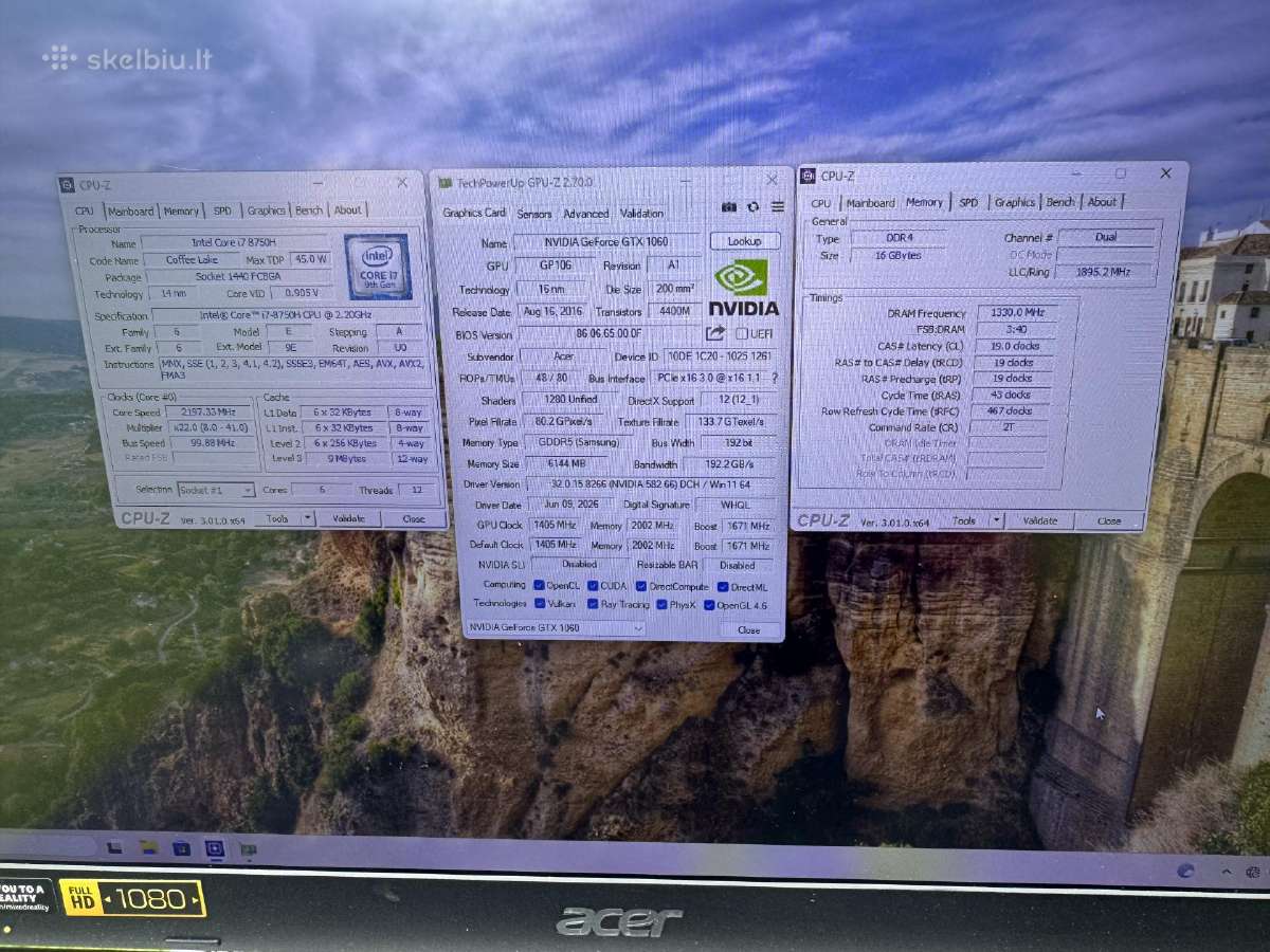 Parduodamas Acer kompiuteris su Gtx 1060 6gb - nuotraukos Nr. 4