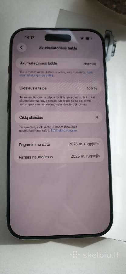 Ekspoziciniai Apple iPhone Air 256gb - nuotraukos Nr. 3