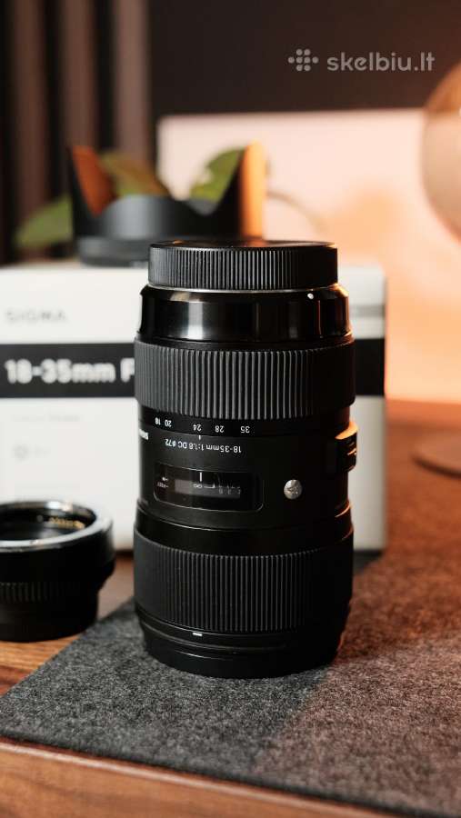 Sigma Art 18-35 1.8 Ef + fringer ef-fx pro II - nuotraukos Nr. 2