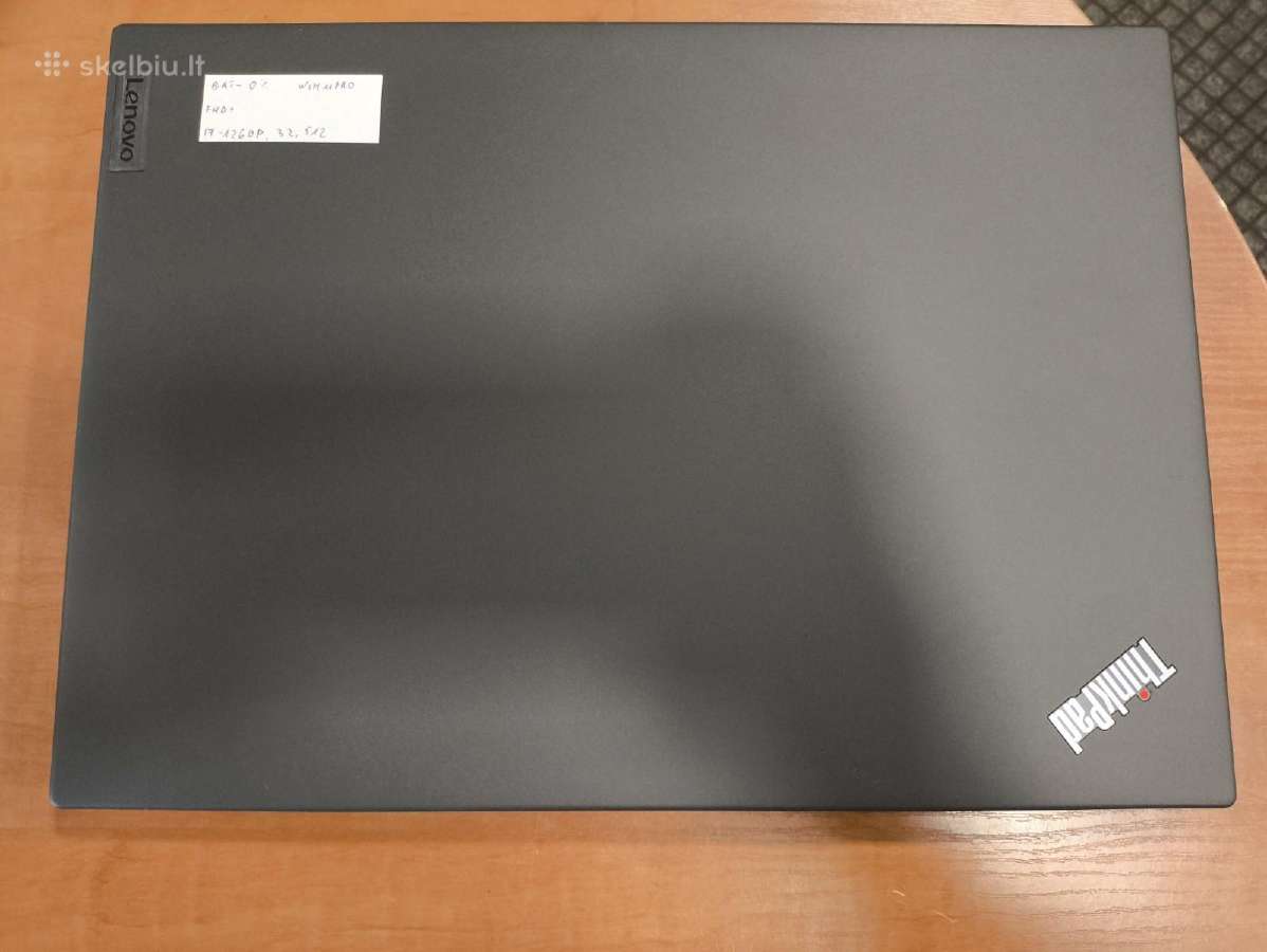 Thinkpad T14s Fhd+ I7-1260p 32gb 512gb 0% A Grade - nuotraukos Nr. 3