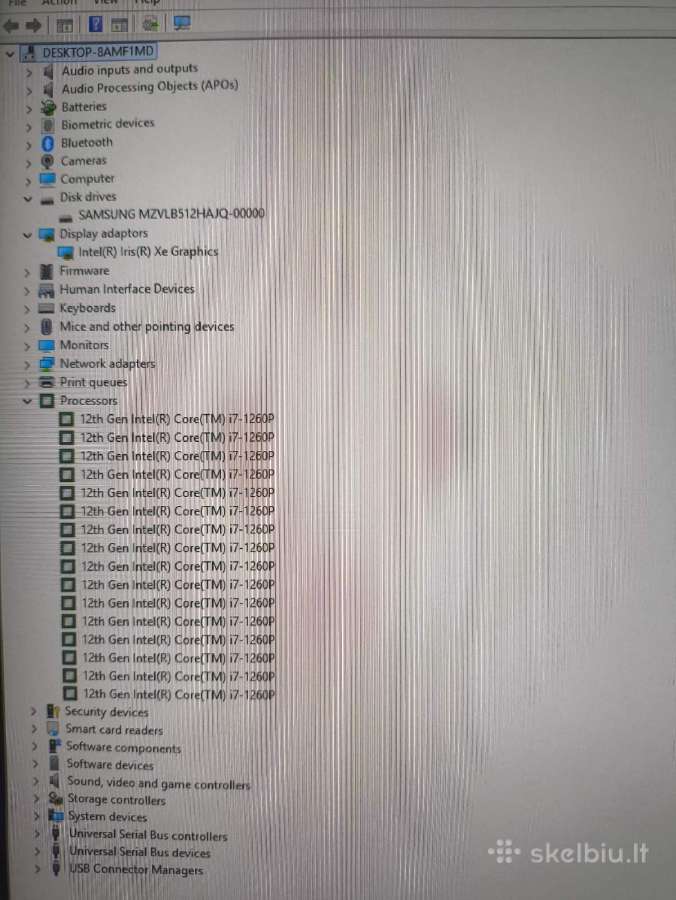 Thinkpad T14s Fhd+ I7-1260p 32gb 512gb 0% A Grade - nuotraukos Nr. 5