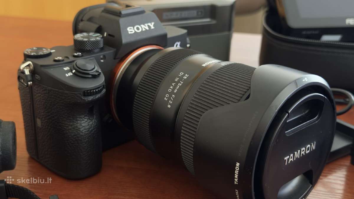 Sony a7III komplektas - nuotraukos Nr. 5