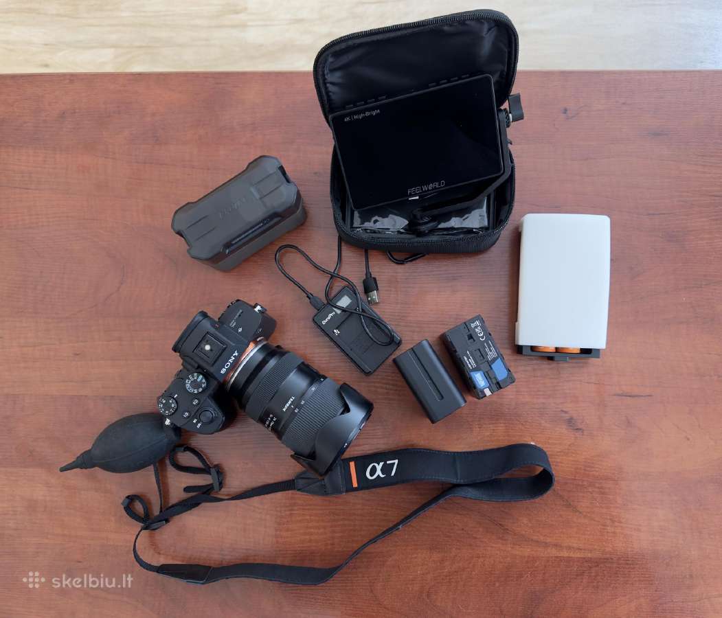Sony a7III komplektas - nuotraukos Nr. 2