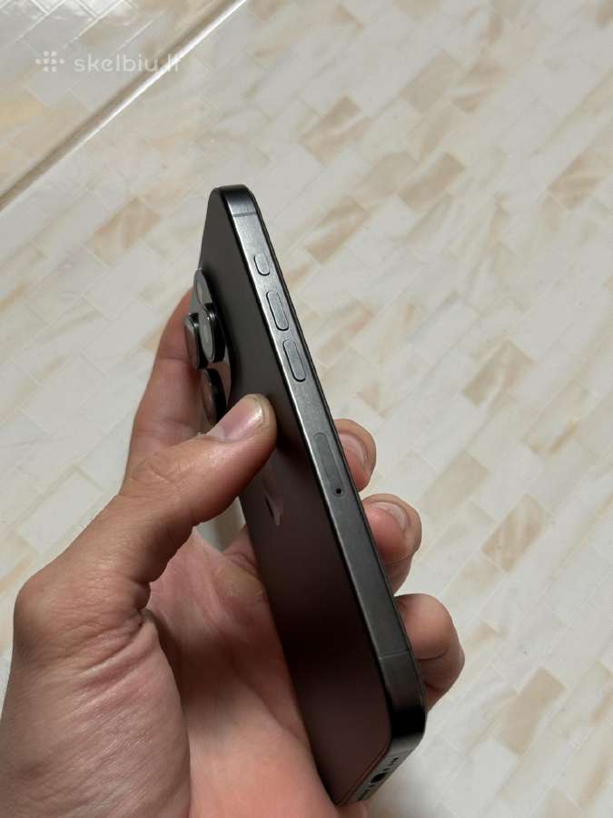 iPhone 15 Pro 128gb Black - nuotraukos Nr. 7
