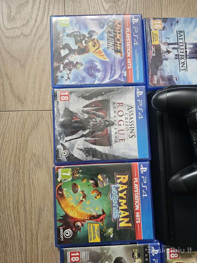 Ps 4 Slim 500gb ir 9 žaidimai - nuotraukos Nr. 2
