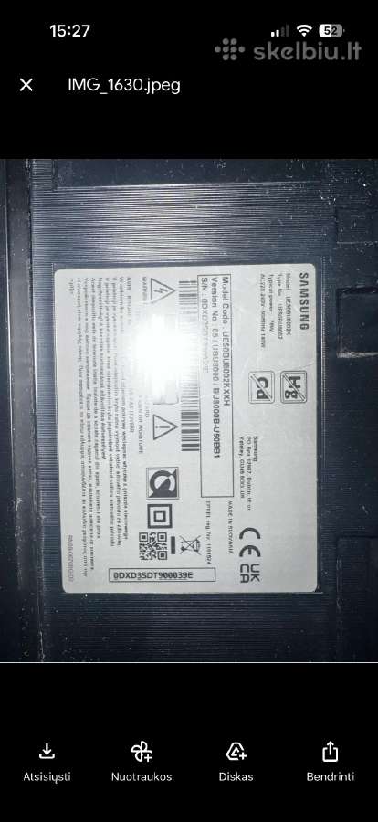 Samsung TV Ue50bu8002kxxh - nuotraukos Nr. 7
