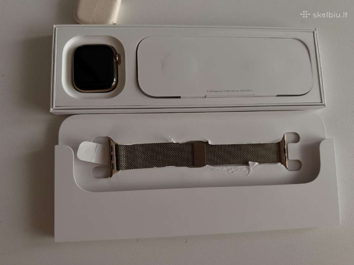 Parduodu Apple Watch Series 10 42 mm Gold Titanum - nuotraukos Nr. 3