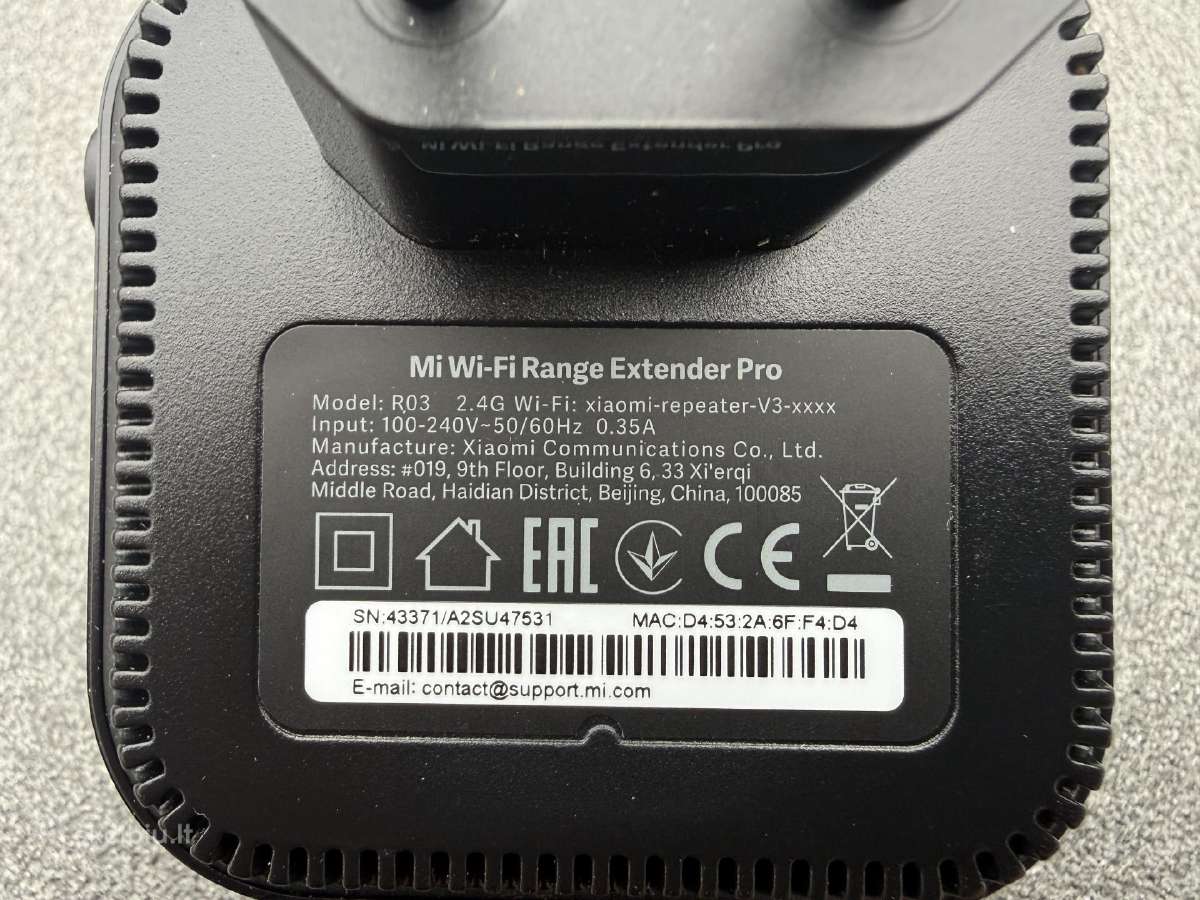 Mi Wi-fi range extender pro - nuotraukos Nr. 2