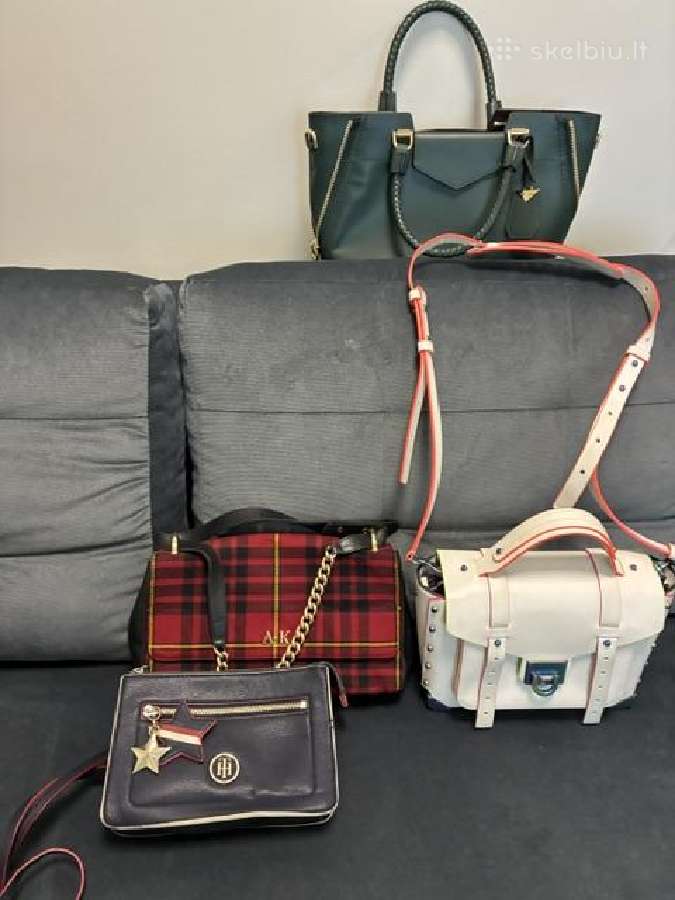 Originali tamsiai mėlyna Tommy Hilfiger rankinė pe - nuotraukos Nr. 2
