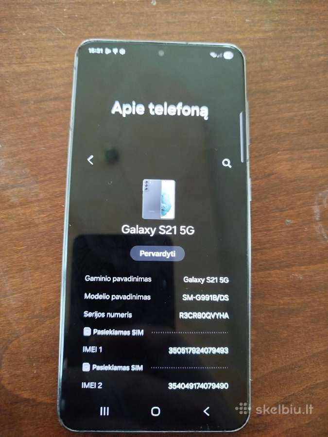Samsung s21 5G - nuotraukos Nr. 2