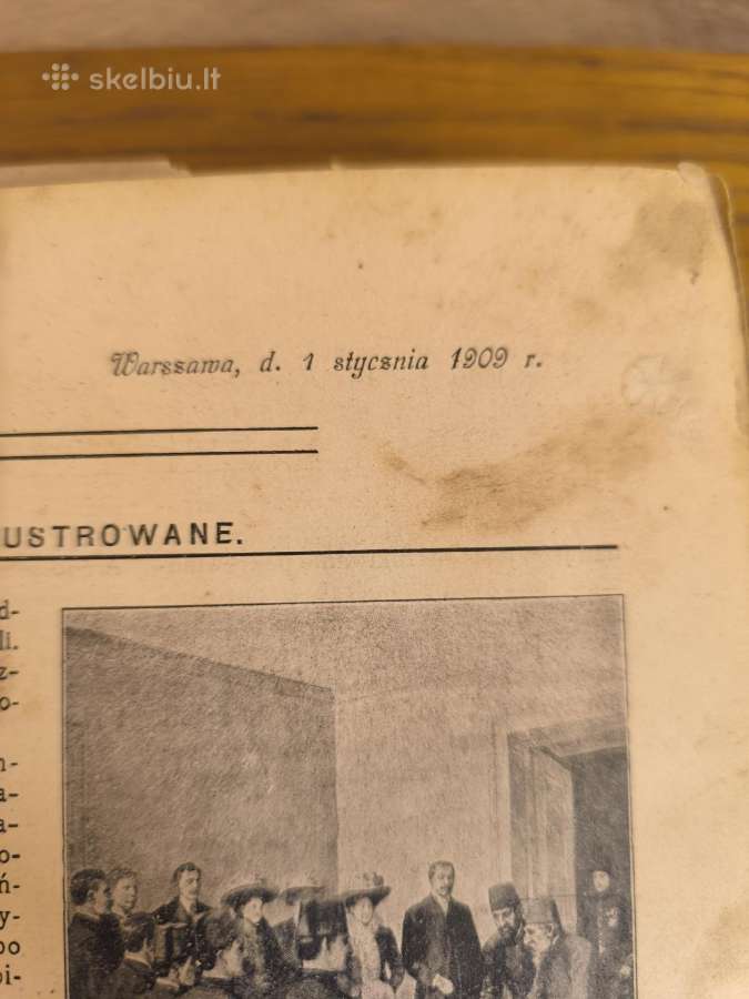 1909 m. laikraščio "Ziarno" rinkinys - nuotraukos Nr. 4