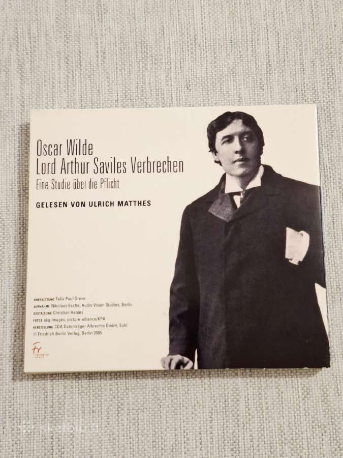 Oscar Wilde – Lord Arthur Saviles Verbrechen 2 CD - nuotraukos Nr. 3