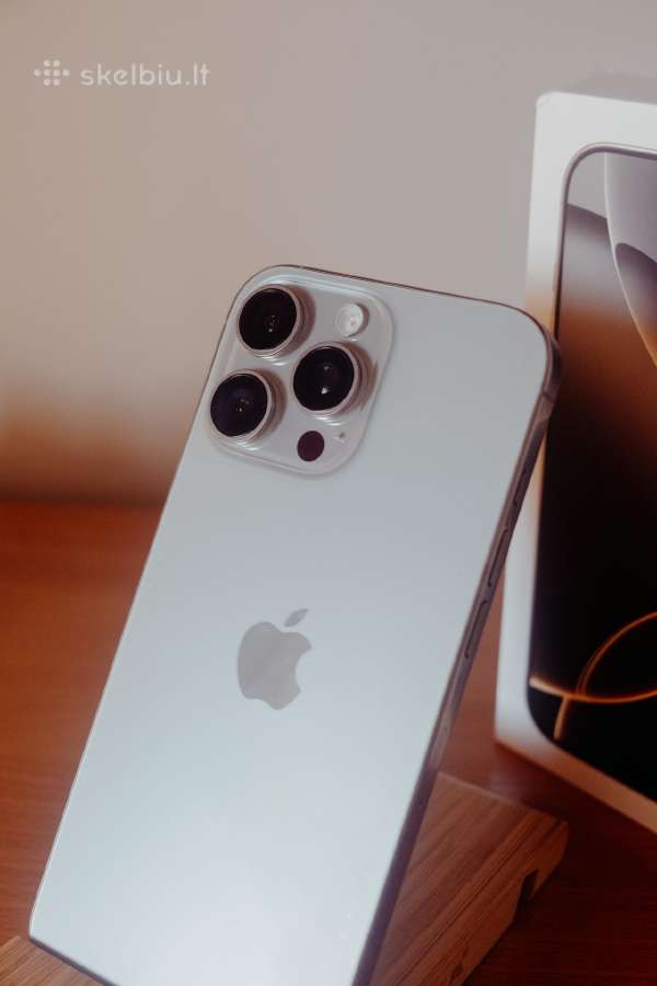iPhone 16 Pro Max 256gb puikios būklės - nuotraukos Nr. 3