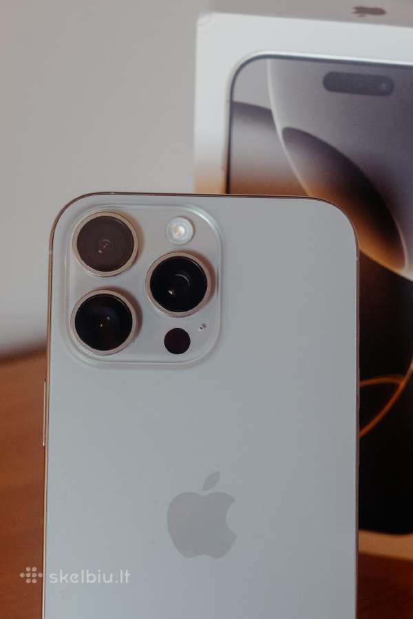 iPhone 16 Pro Max 256gb puikios būklės - nuotraukos Nr. 4