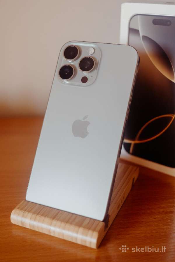 iPhone 16 Pro Max 256gb puikios būklės - nuotraukos Nr. 2