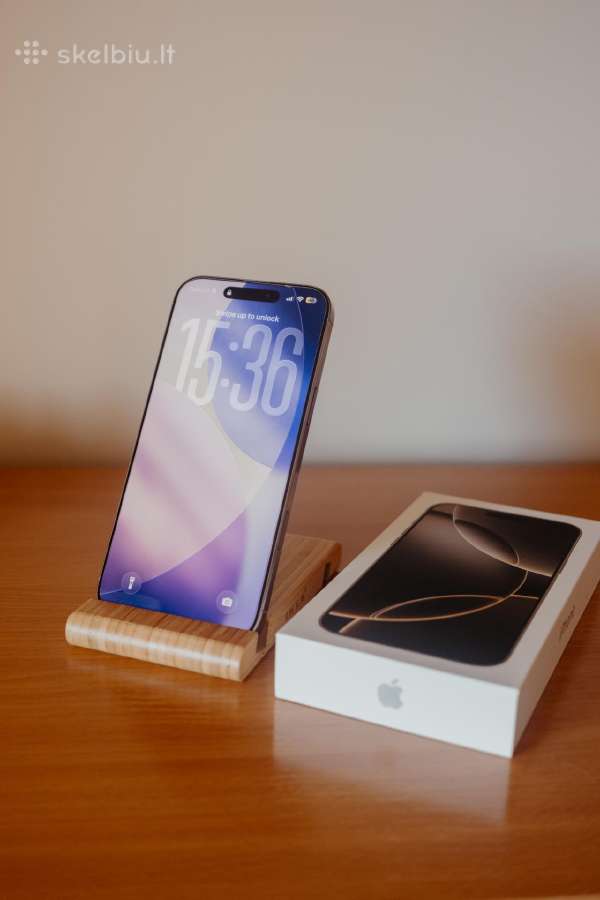 iPhone 16 Pro Max 256gb puikios būklės - nuotraukos Nr. 6