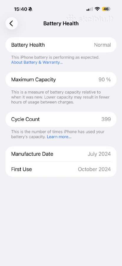 iPhone 16 Pro Max 256gb puikios būklės - nuotraukos Nr. 7