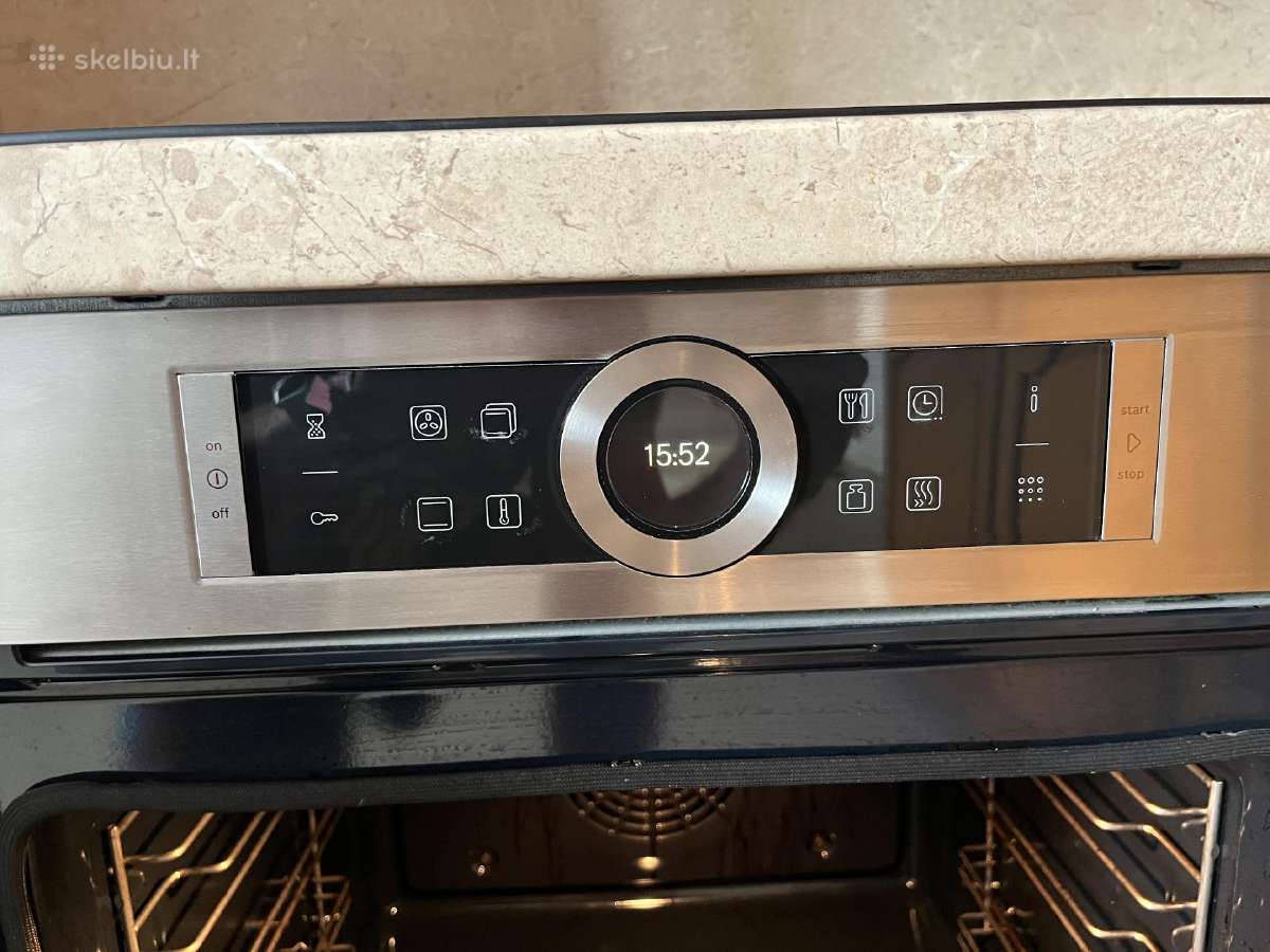 Bosch Serie 8 orkaitė Hbg672bs1, pirolizė, 71 l - nuotraukos Nr. 2