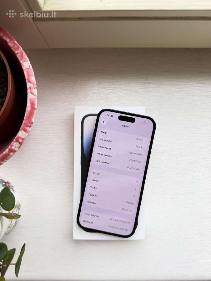 Apple iPhone 14 pro 256gb 87% battery health - nuotraukos Nr. 12