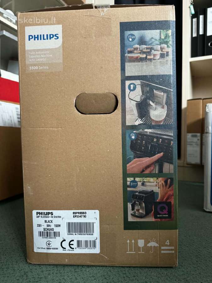 Kavos aparatas „Philips 5500 Lattego Ep5547/90“ - nuotraukos Nr. 4
