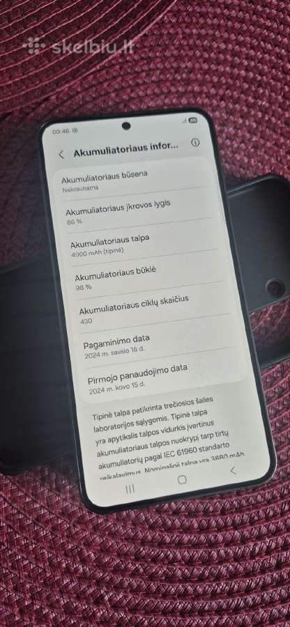Samsung s24 5G - nuotraukos Nr. 3