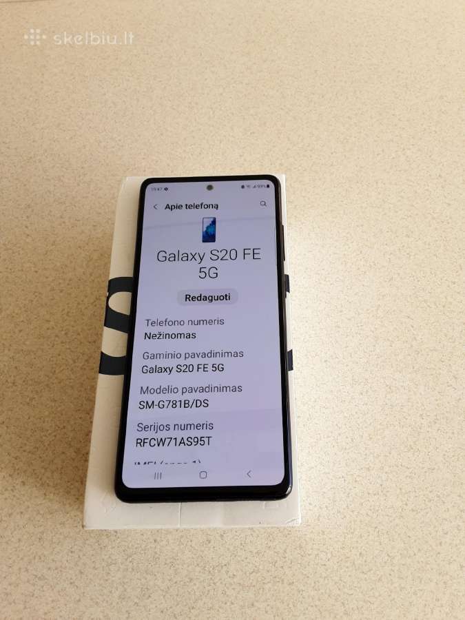Samsung galaxy s20 fe 5G - nuotraukos Nr. 9