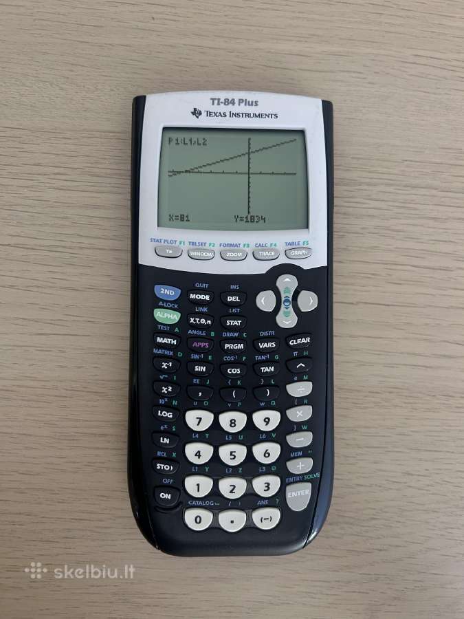 Ti-84 Plus Texas Instruments skaičiuotuvas - nuotraukos Nr. 2