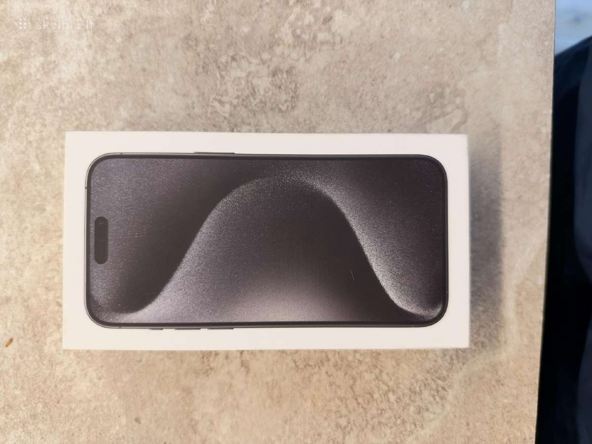 iPhone 15 Pro Max 256gb Black Titanium - nuotraukos Nr. 4