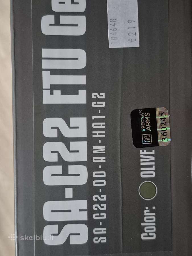 Šratasvydžio modelis Ar15 Etu C22 gen.2 Hal Olive - nuotraukos Nr. 3