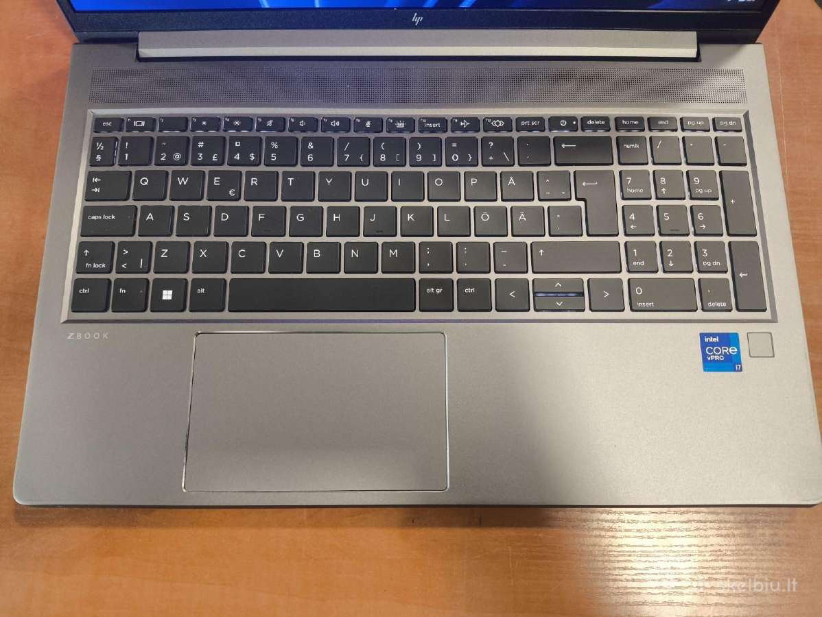 Zbook Fury G8 i7-11850h 32gb 512gb Rtx A2000 4gb - nuotraukos Nr. 2
