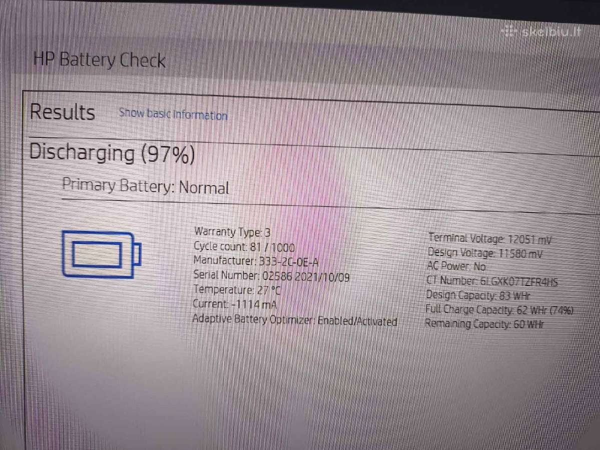 Zbook Fury G8 i7-11850h 32gb 512gb Rtx A2000 4gb - nuotraukos Nr. 7