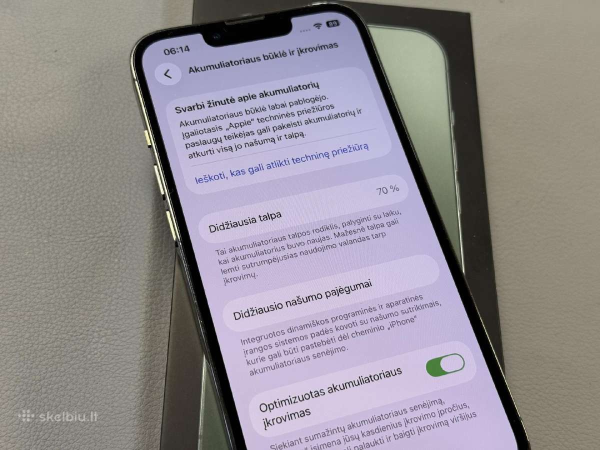 iPhone 13 Pro 128gb - nuotraukos Nr. 9