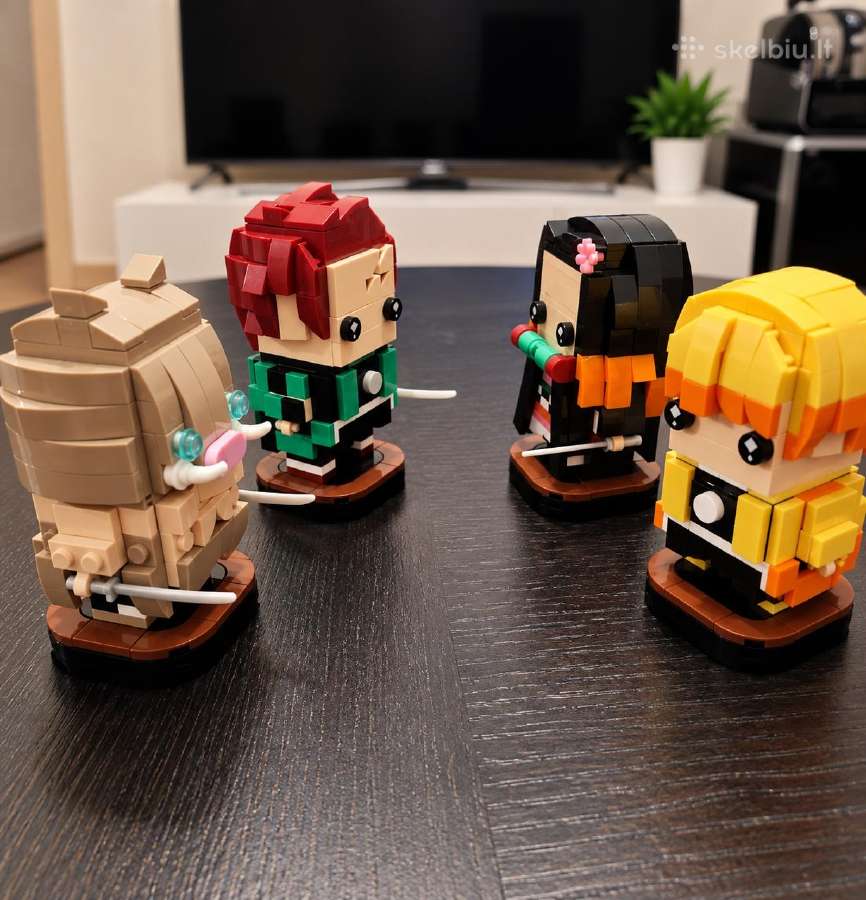 Demon slayer 4 figurėliu konstruktorius - nuotraukos Nr. 2