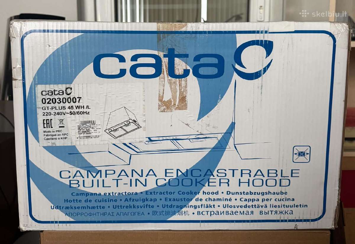 Naujas įmontuojamas gartraukis „Cata GT-plus 45 Wh - nuotraukos Nr. 2