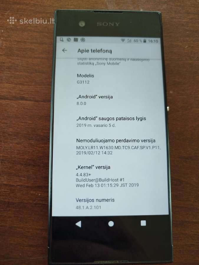 Sony Xperia 3112 - nuotraukos Nr. 4