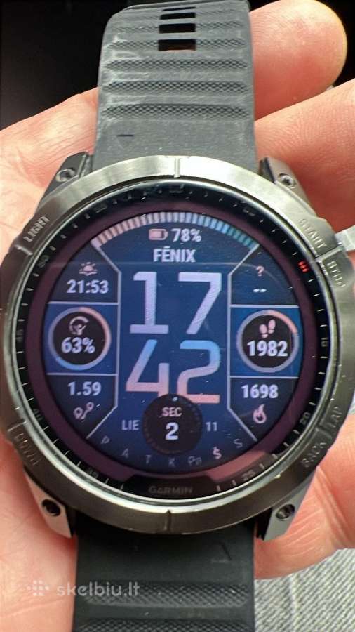 Garmin fenix 7x solar - nuotraukos Nr. 2