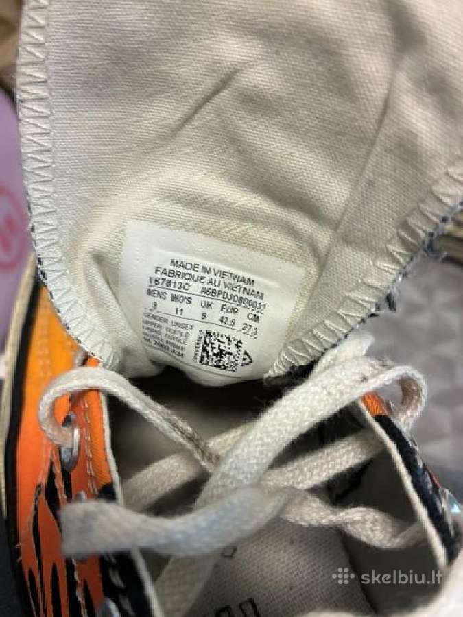 Originalūs Converse Chuck 70 Ox Archival Flame Pri - nuotraukos Nr. 4