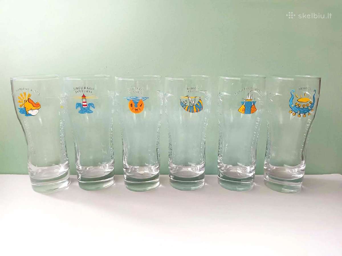 „švyturio“ alaus taurių rinkinys, 300ml, 6vnt. - nuotraukos Nr. 2